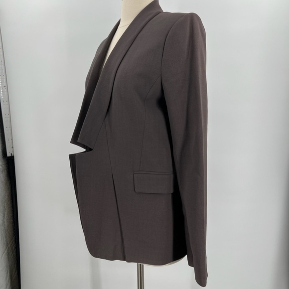 Halston Heritage Long Sleeve Open Front Jacket Ladies Size 8 NEW - Picture 2 of 8